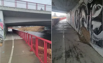 FOTO: Nedávno obnovený most na Levočskej v Prešove sa podľa ľudí začína rozpadať, správa ciest mlčí