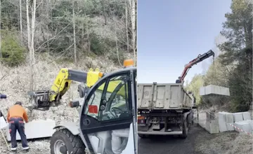 VIDEO: Po zosuve skál prichádzajú opatrenia, v Kežmarku vybudujú 60-metrový ochranný múr