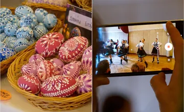 FOTO: Spišiaci znovu vítajú jar veľkolepo, hrá to tu nielen farebnými kraslicami, ale aj temperamentným folklórom