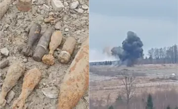 VIDEO: V Prešove našli rôznu muníciu z prvej a druhej svetovej vojny. Profesionáli ju na mieste zneškodnili