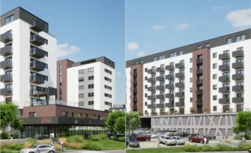 FOTO: V Poprade na sídlisku Juh vyrastú tri nové neprehliadnuteľné nehnuteľnosti, ponúknu desiatky bytov aj parkovanie