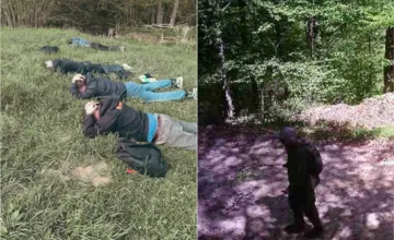 FOTO: Zásah na hraniciach v okrese Snina. Ukrajinský štátny príslušník je podozrivý z prevádzačstva