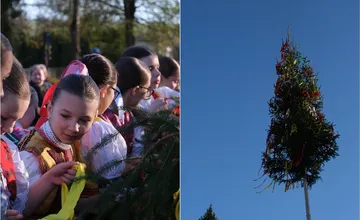 FOTO: Tradície zahájené, máje postavené. Takto vyzeral 1. máj v Prešovskom kraji