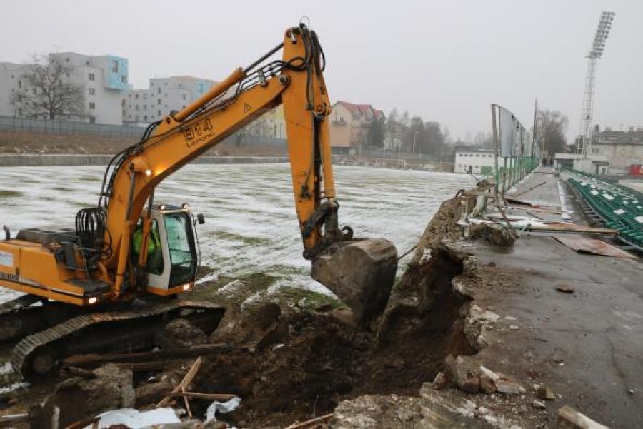 Výstavba futbalového štadióna v Prešove , foto 1