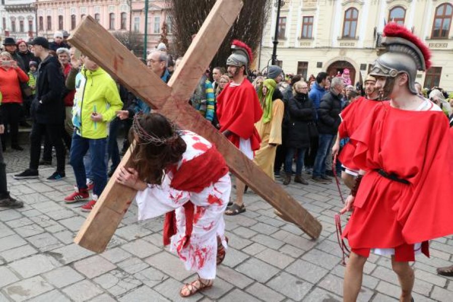 Živá Krížová cesta 2018 v Prešove, foto 1