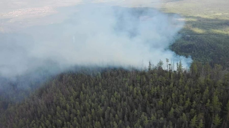 Rozsiahly požiar lesa vo Vysokých Tatrách, foto 2