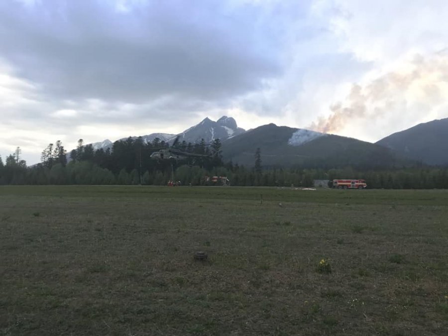 Rozsiahly požiar lesa vo Vysokých Tatrách, foto 11