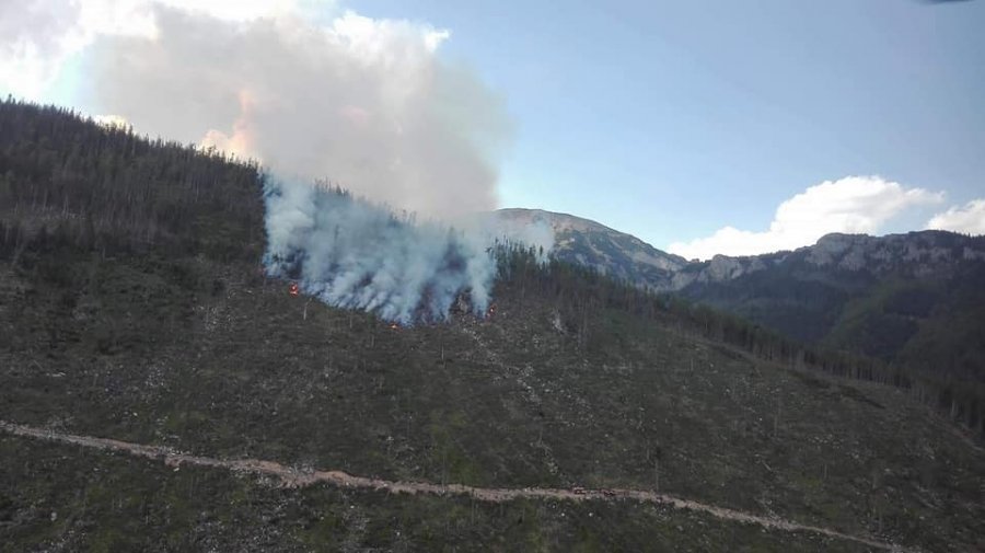Rozsiahly požiar lesa vo Vysokých Tatrách, foto 5