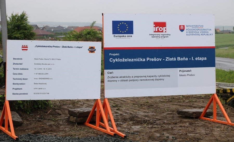 V Prešove pribudne šesť a pol kilometra novej cyklistickej komunikácie, foto 1