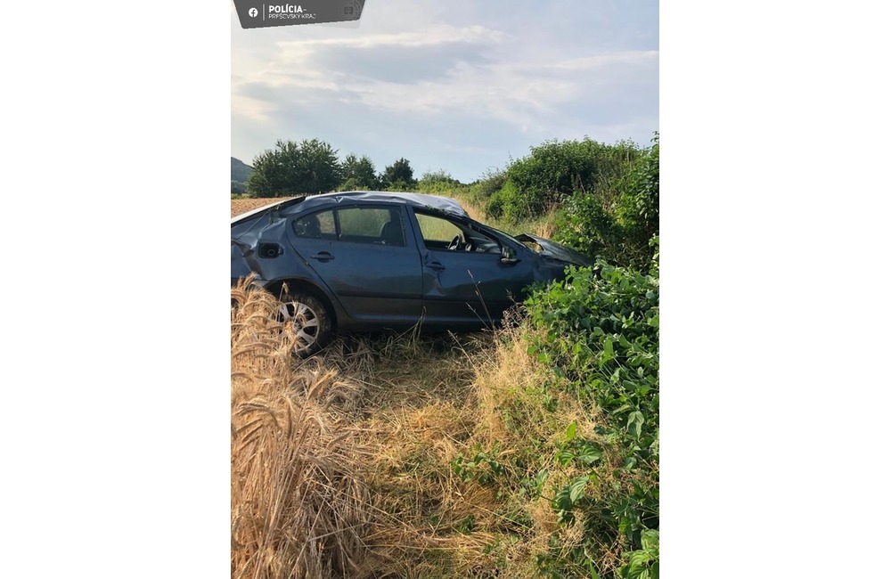 FOTO: Pri dopravnej nehode na ceste medzi Hanušovcami nad Topľou a obcou Bystré zahynul 22-ročný spolujazdec, foto 2