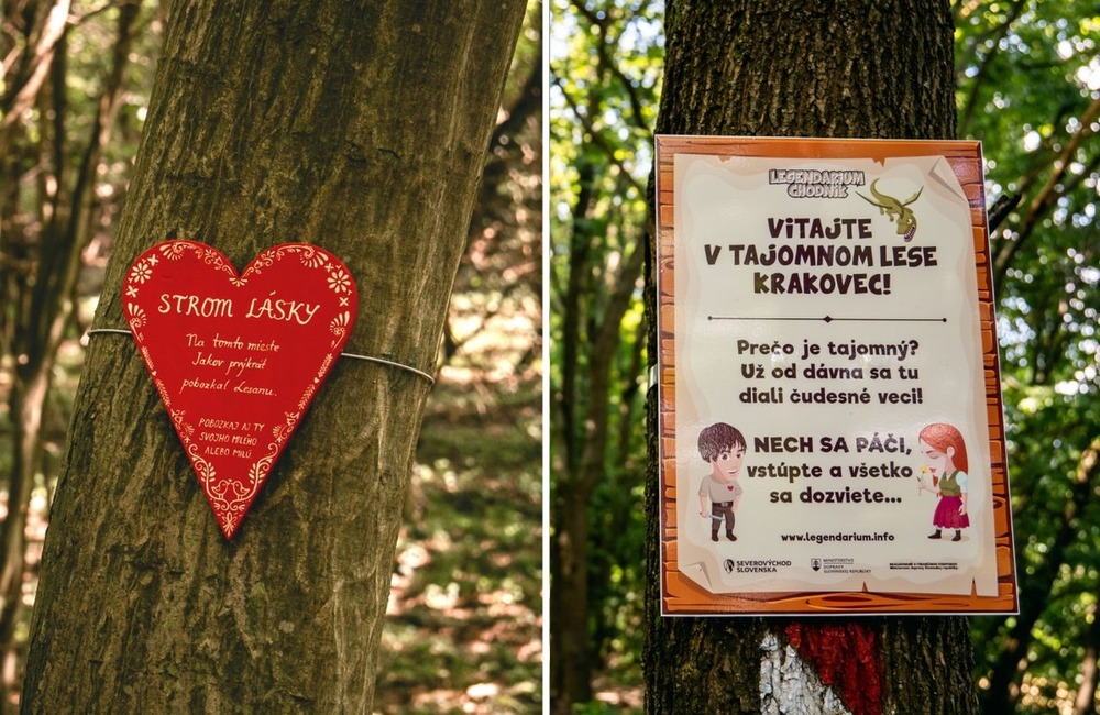FOTO: Legendu o prepadnutej obci deťom priblíži zábavno-náučný chodník Tajomný les Krakovec v okrese Sabinov, foto 1