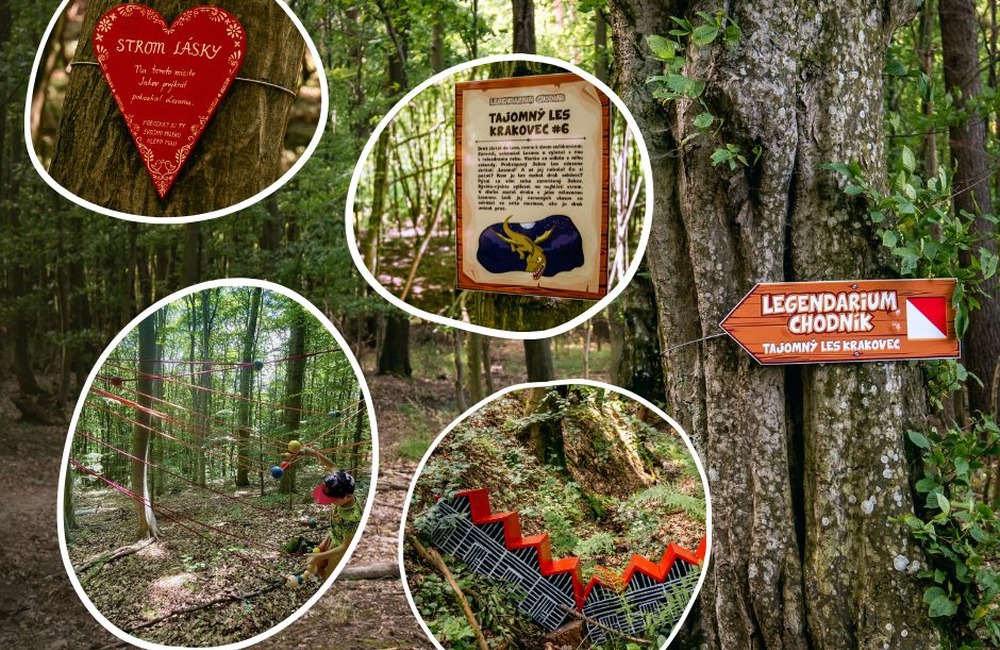 FOTO: Legendu o prepadnutej obci deťom priblíži zábavno-náučný chodník Tajomný les Krakovec v okrese Sabinov, foto 3