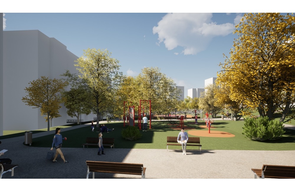 FOTO: Stavenisko revitalizácie sídliska Družba v Bardejove bolo prevzané, foto 4