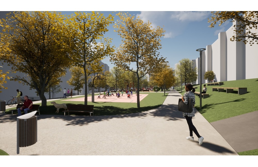 FOTO: Stavenisko revitalizácie sídliska Družba v Bardejove bolo prevzané, foto 8