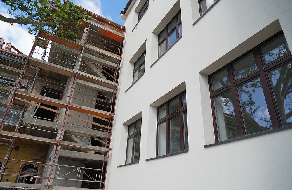 FOTO: Zrekonštruované meštianske domy na Slovenskej ulici v Prešove poskytnú zázemie krajskej knižnici, foto 5