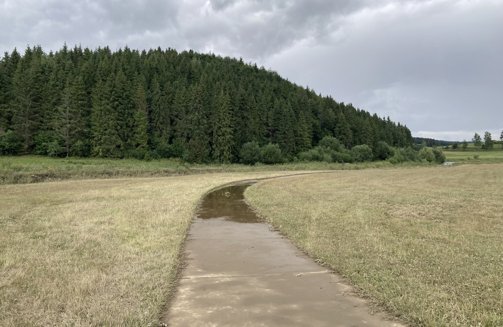FOTO: Protipovodňový polder na toku Ľubica pomohol zabrániť povodniam na území Kežmarku, foto 3