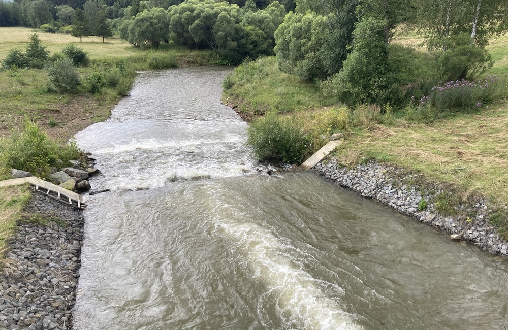 FOTO: Protipovodňový polder na toku Ľubica pomohol zabrániť povodniam na území Kežmarku, foto 5