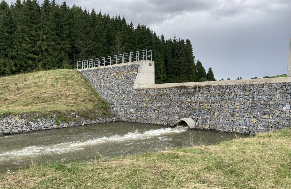 FOTO: Protipovodňový polder na toku Ľubica pomohol zabrániť povodniam na území Kežmarku, foto 8