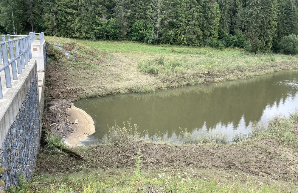 FOTO: Protipovodňový polder na toku Ľubica pomohol zabrániť povodniam na území Kežmarku, foto 15