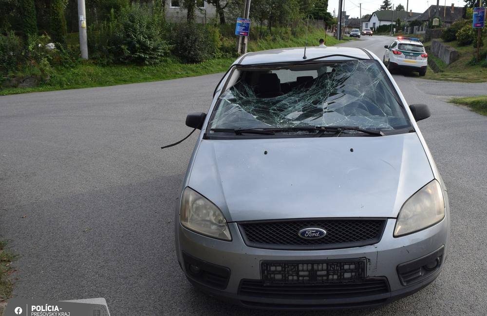 FOTO: V prešovskom okrese došlo k zrážkam dvoch cyklistov, foto 1