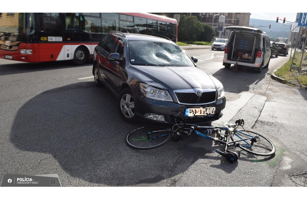 FOTO: V prešovskom okrese došlo k zrážkam dvoch cyklistov, foto 2