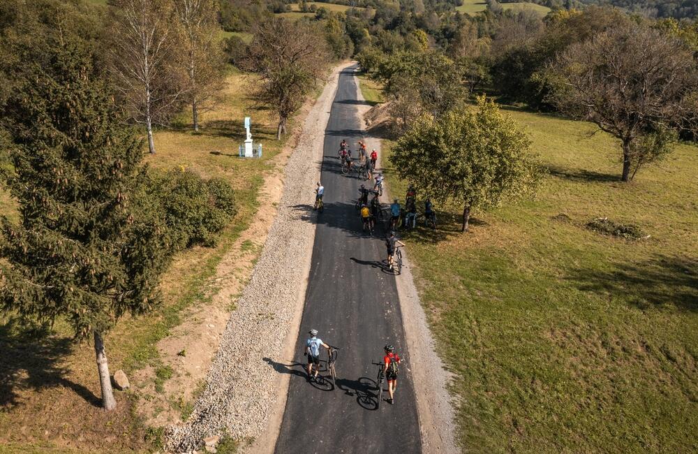 FOTO: Výstavba cykloúseku Starina – bývalá obec Ruské, foto 2