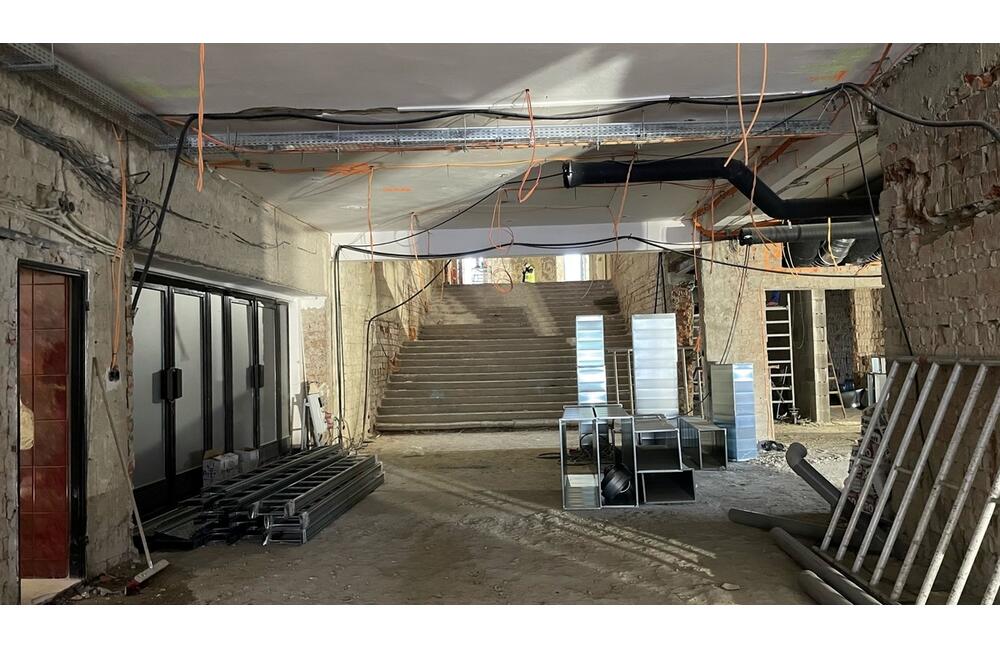 FOTO: Rekonštrukcia Múzea moderného umenia Andyho Warhola v Medzilaborciach, foto 6