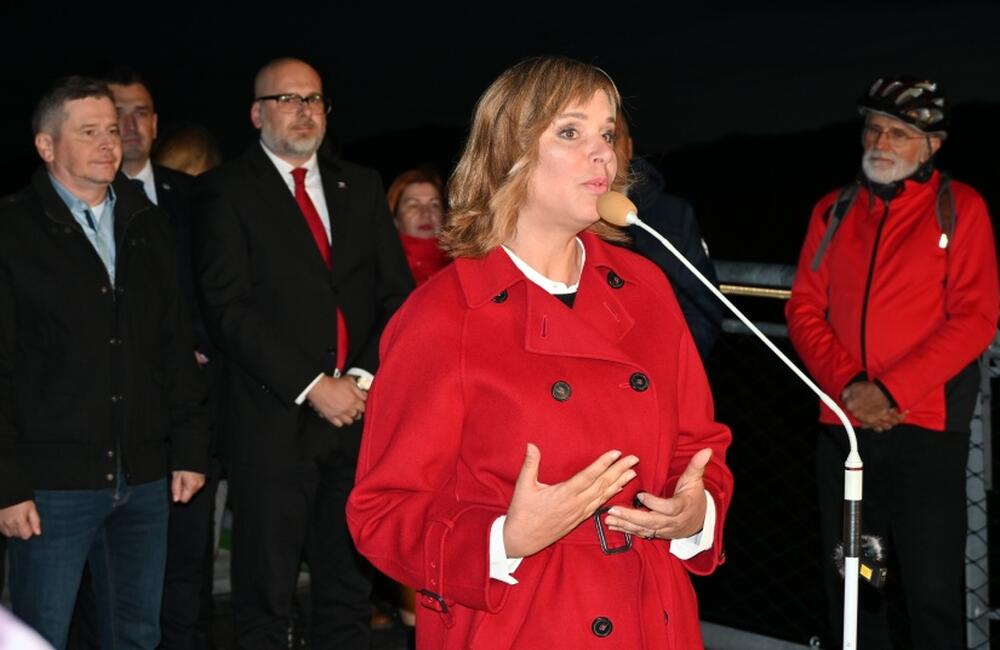 FOTO: Slávnostné otvorenie mosta pre peších a cyklistov v Humennom, foto 5