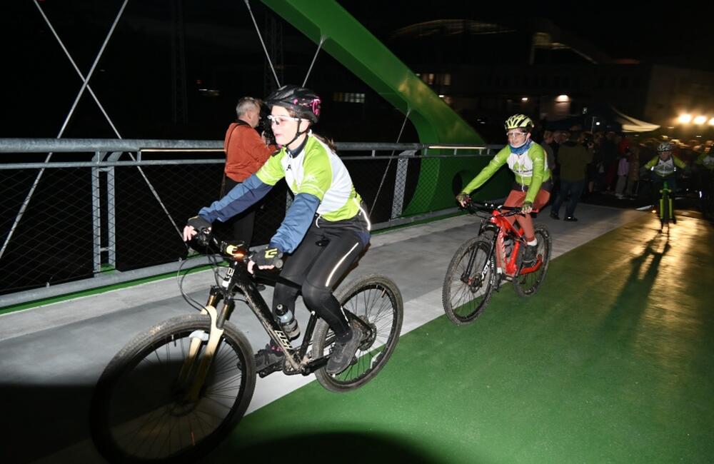 FOTO: Slávnostné otvorenie mosta pre peších a cyklistov v Humennom, foto 8