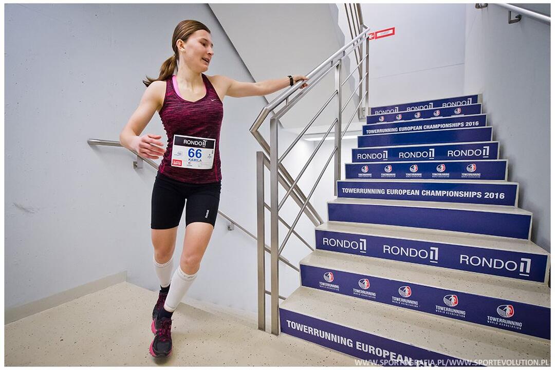 FOTO: Kamila Chomaničová sa venuje behu do schodov, foto 4