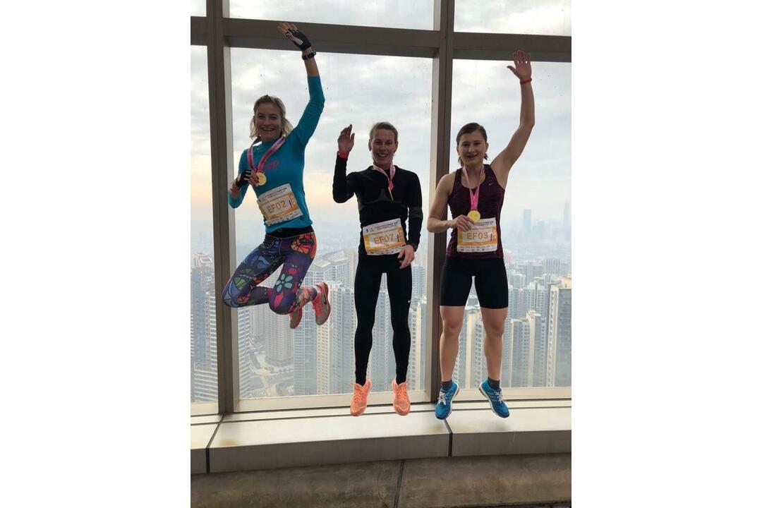 FOTO: Kamila Chomaničová sa venuje behu do schodov, foto 13