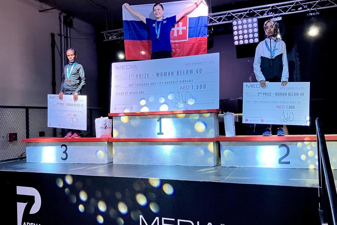 FOTO: Kamila Chomaničová sa venuje behu do schodov, foto 25