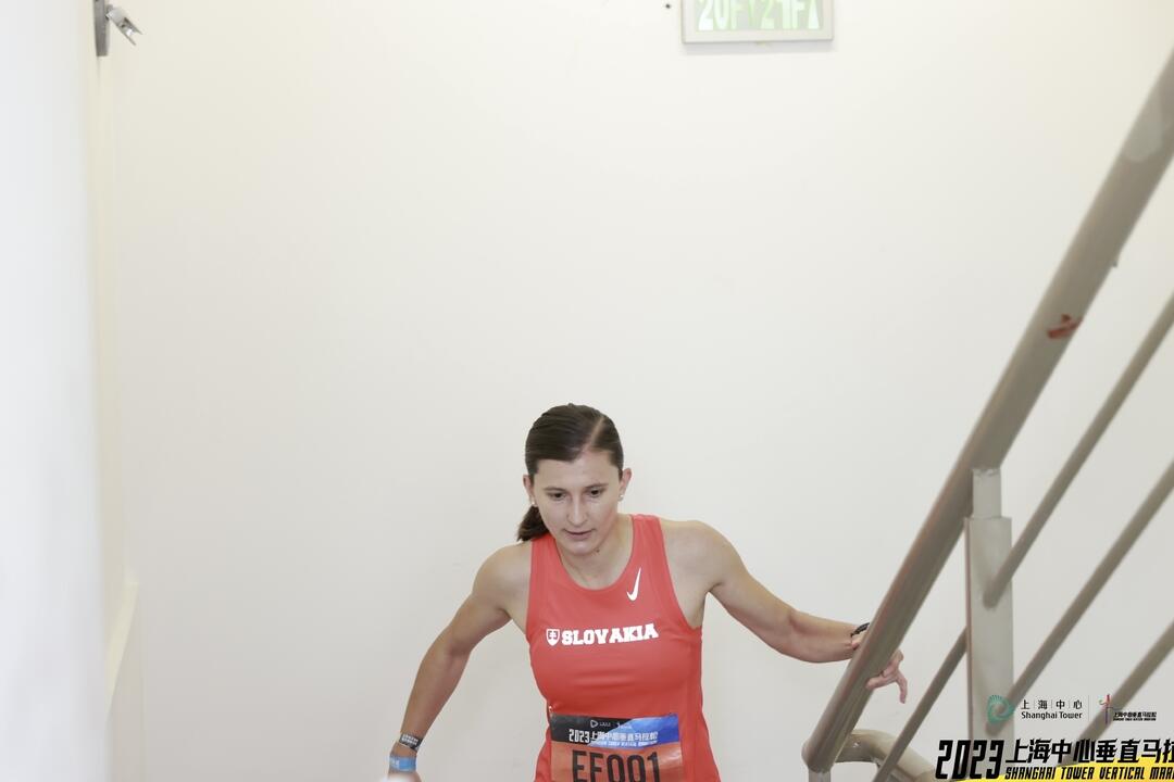 FOTO: Kamila Chomaničová sa venuje behu do schodov, foto 31