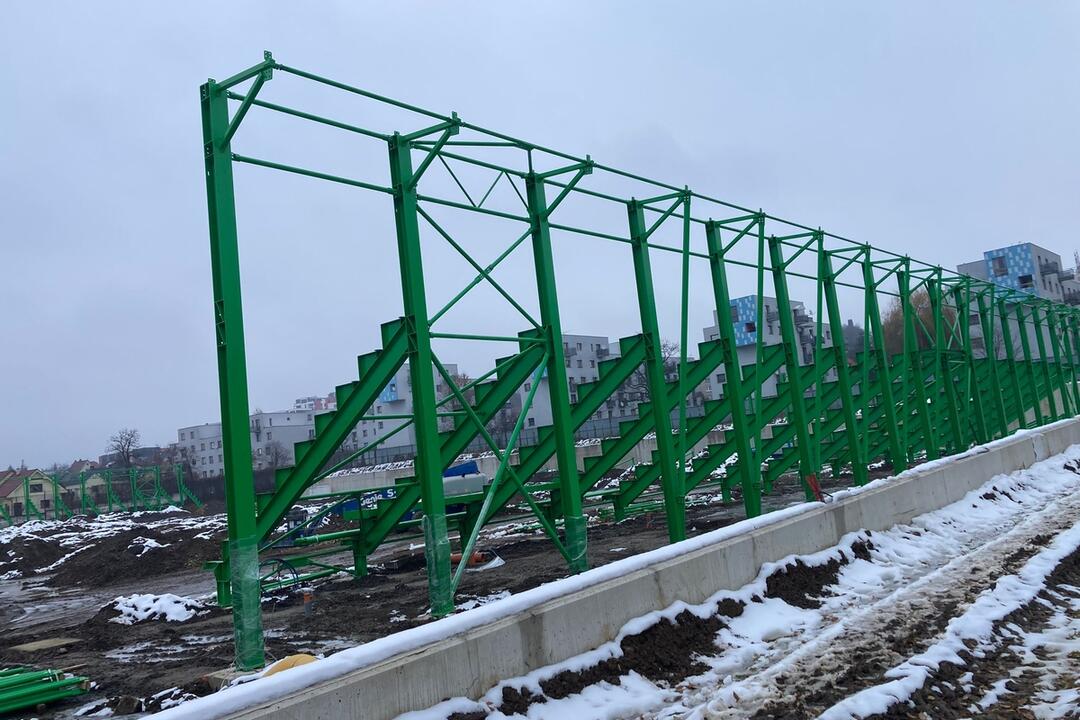 FOTO: Pozrite si, ako momentálne vyzerá stavba Futbal Tatran Arény v Prešove, foto 10