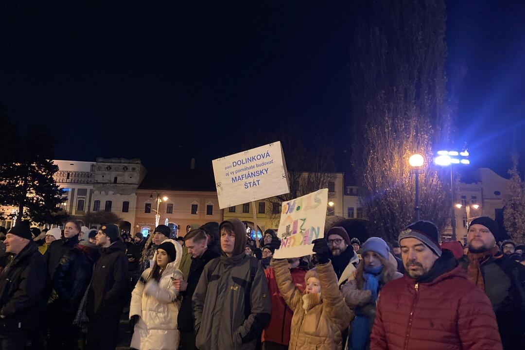 FOTO: Protivládny protest v Prešove, foto 7
