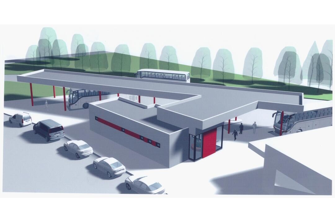 FOTO: Vizualizácia novej autobusovej stanice v Snine, foto 1