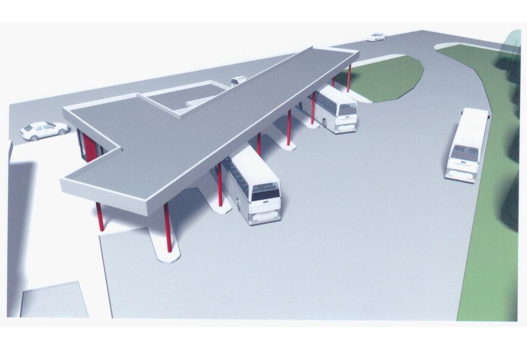 FOTO: Vizualizácia novej autobusovej stanice v Snine, foto 2