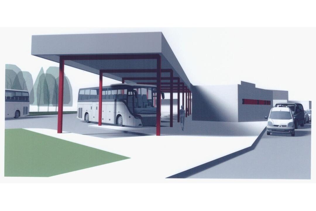 FOTO: Vizualizácia novej autobusovej stanice v Snine, foto 3