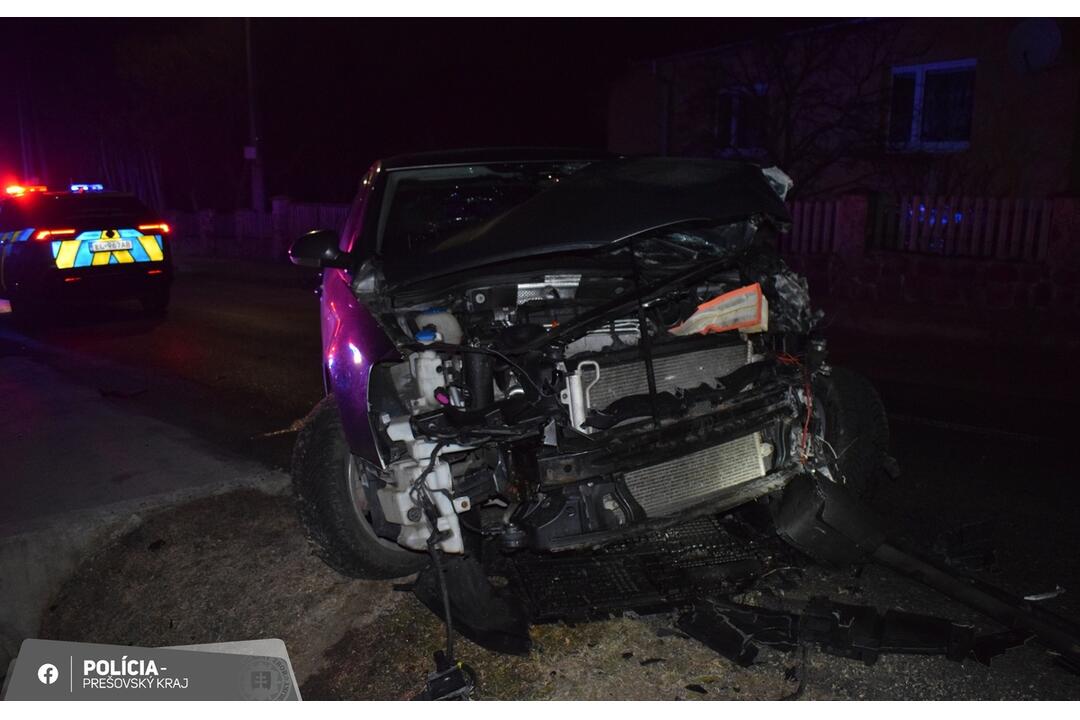 FOTO: Vodič s 1,3 promile narazil do oplotenia, foto 1
