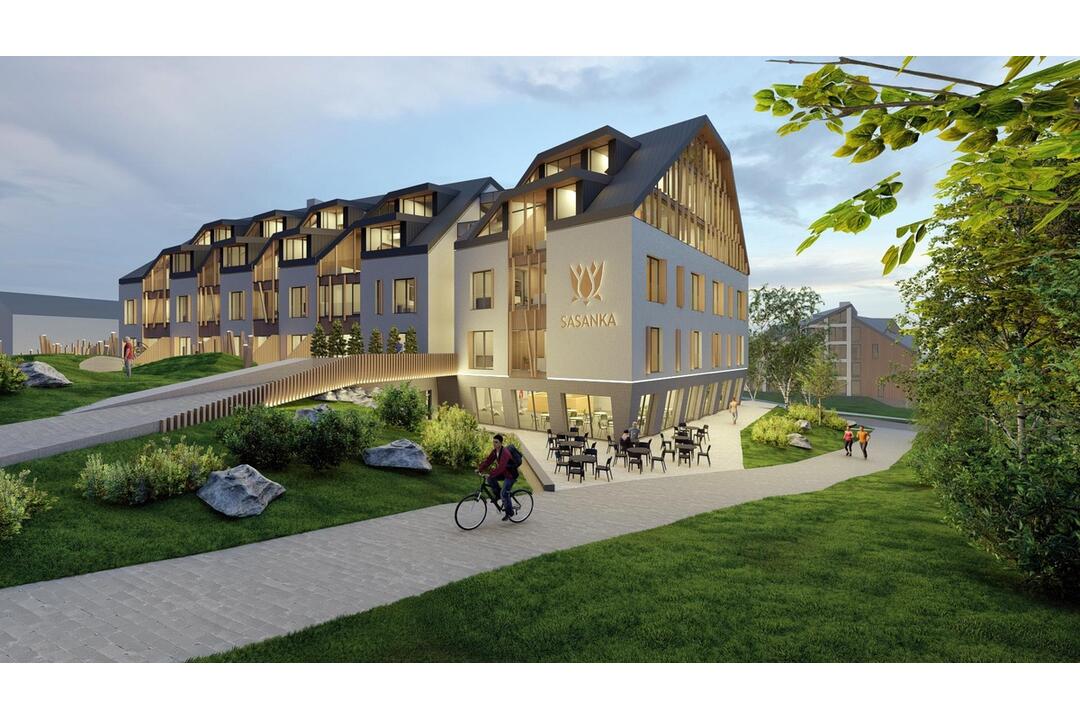 FOTO: Vizualizácia apartmánového domu za 20 miliónov eur v Tatrách, foto 1