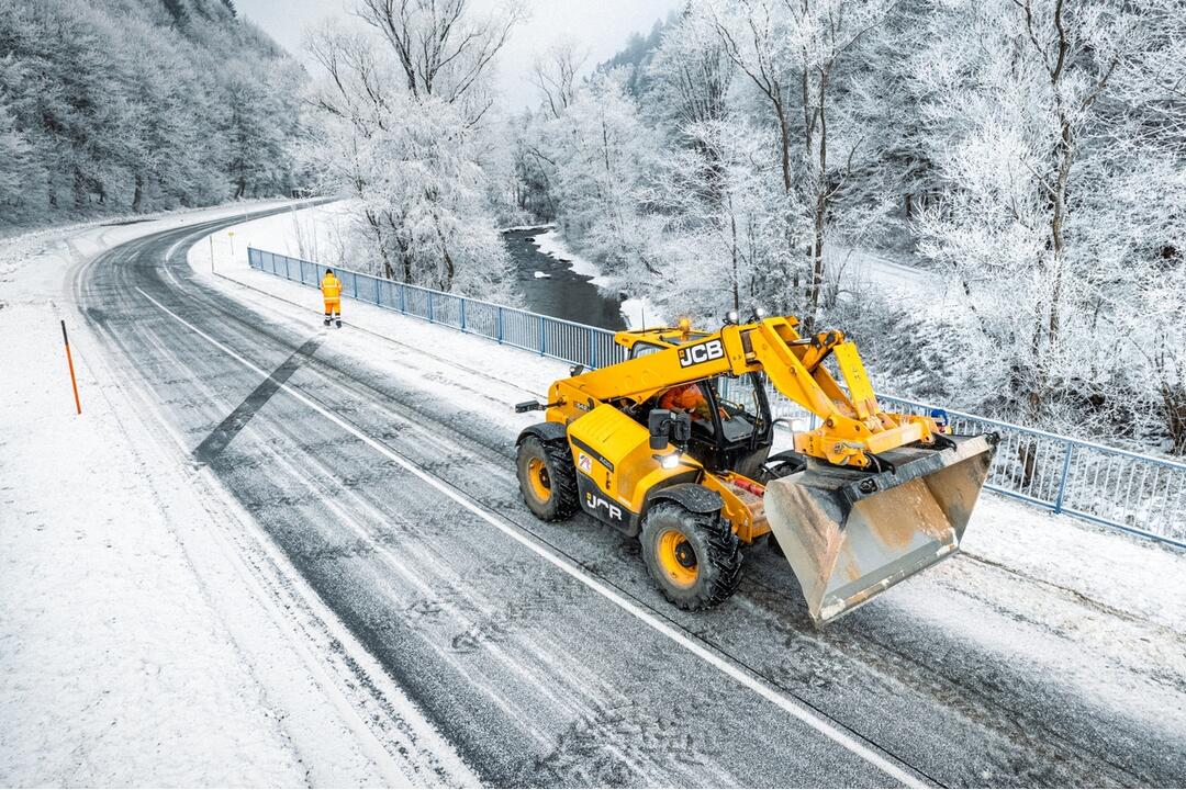 FOTO: Zimná údržba ciest v okrese Stará Ľubovňa a Kežmarok, foto 2
