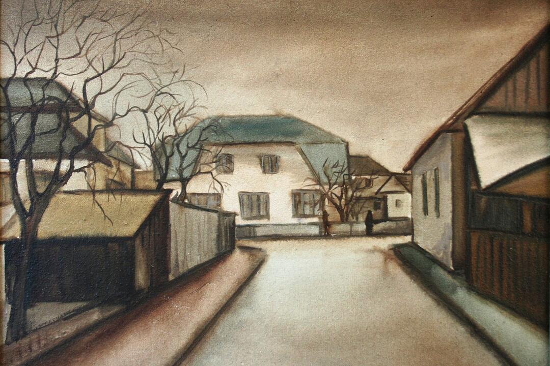 FOTO: Obrazy starej Sniny od Andreja Smoláka, foto 8