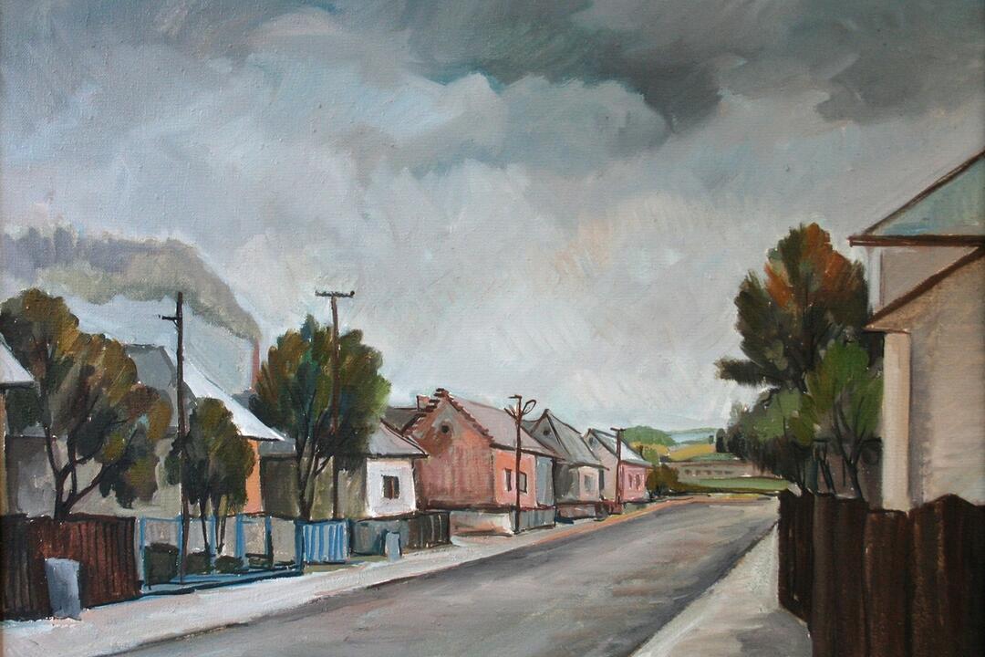 FOTO: Obrazy starej Sniny od Andreja Smoláka, foto 9