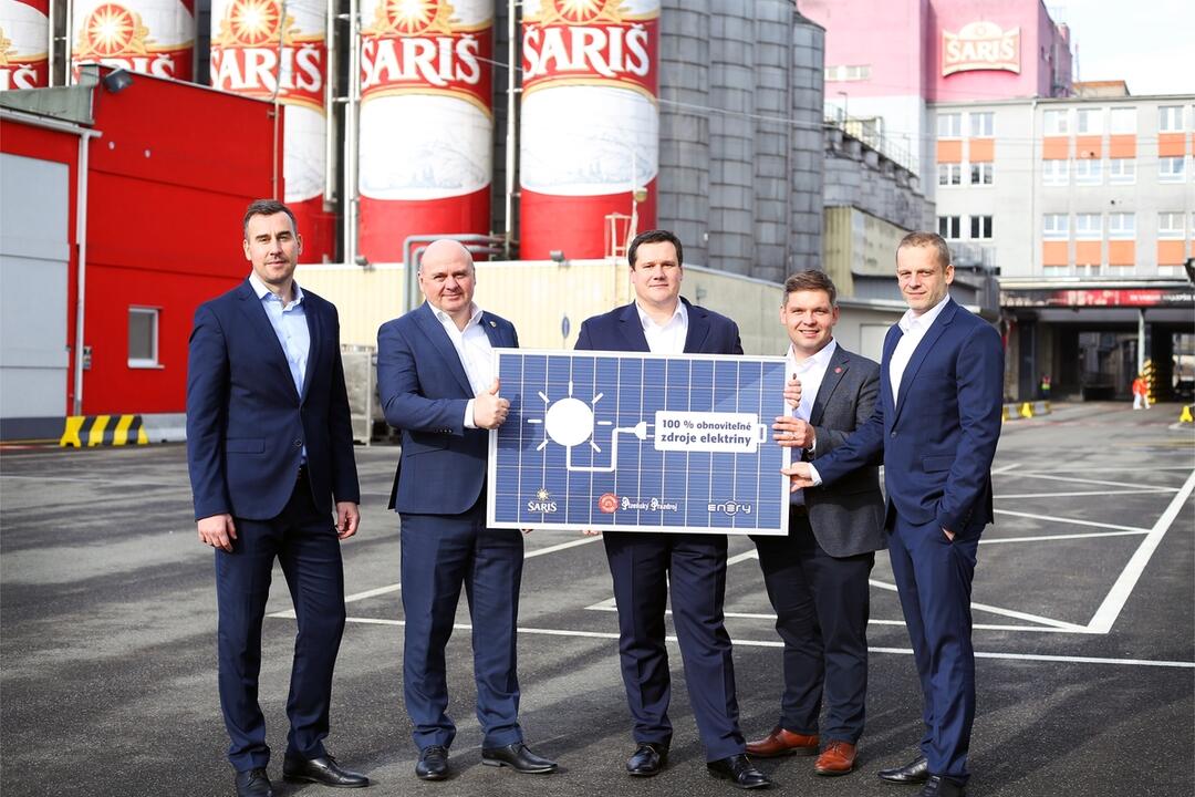 FOTO: Pivovar Šariš prechádza na obnoviteľné zdroje elektriny, foto 4