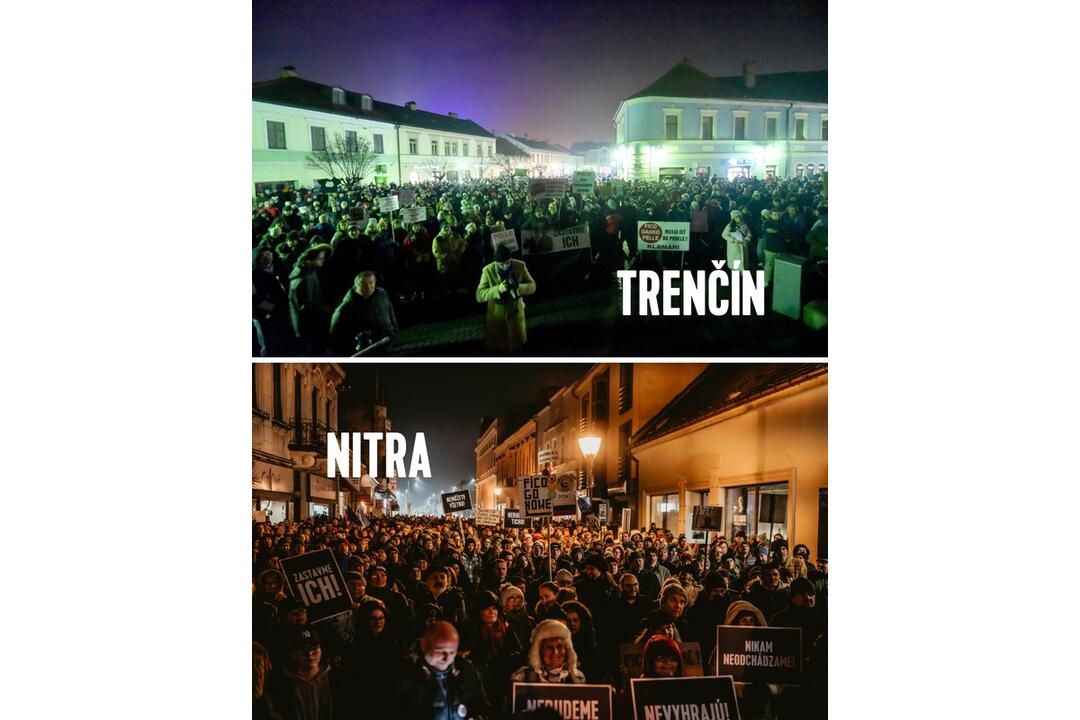 FOTO: Protesty proti novele Trestného zákona naprieč celým Slovenskom, foto 1