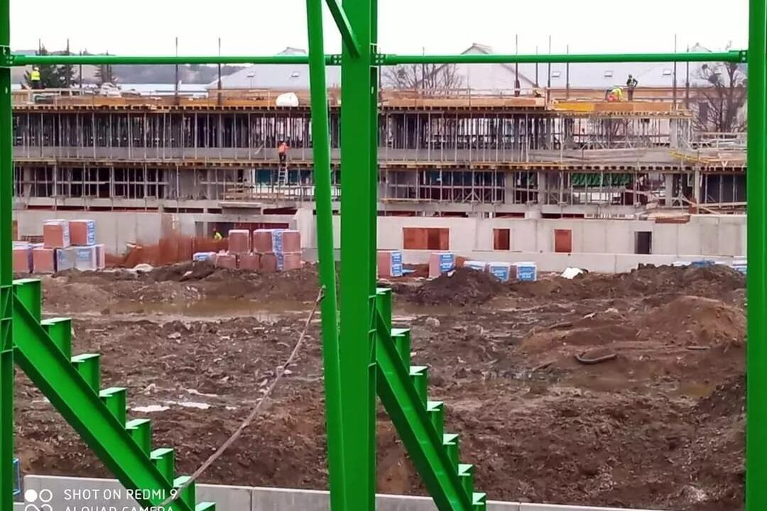 FOTO: Pokroky na stavbe Futbal Tatran Arény v Prešove, foto 1