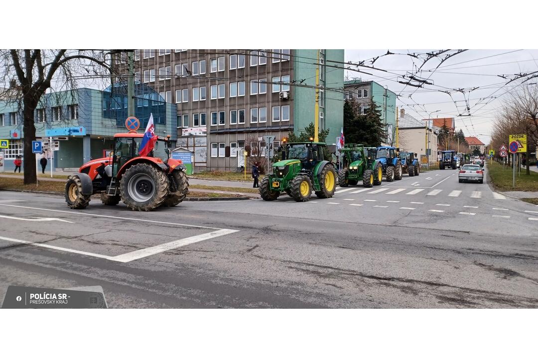FOTO: Protest farmárov v Prešovskom kraji, foto 3