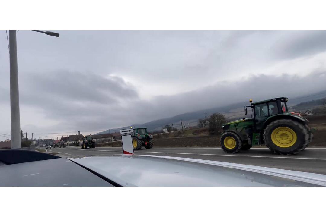 FOTO: Takto to v súvislosti s protestom farmárov aktuálne vyzerá na cestách Prešovského kraja, foto 4