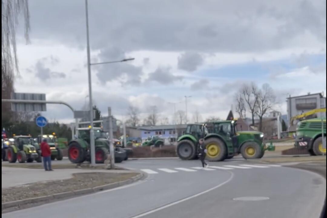 FOTO: Takto to v súvislosti s protestom farmárov aktuálne vyzerá na cestách Prešovského kraja, foto 15