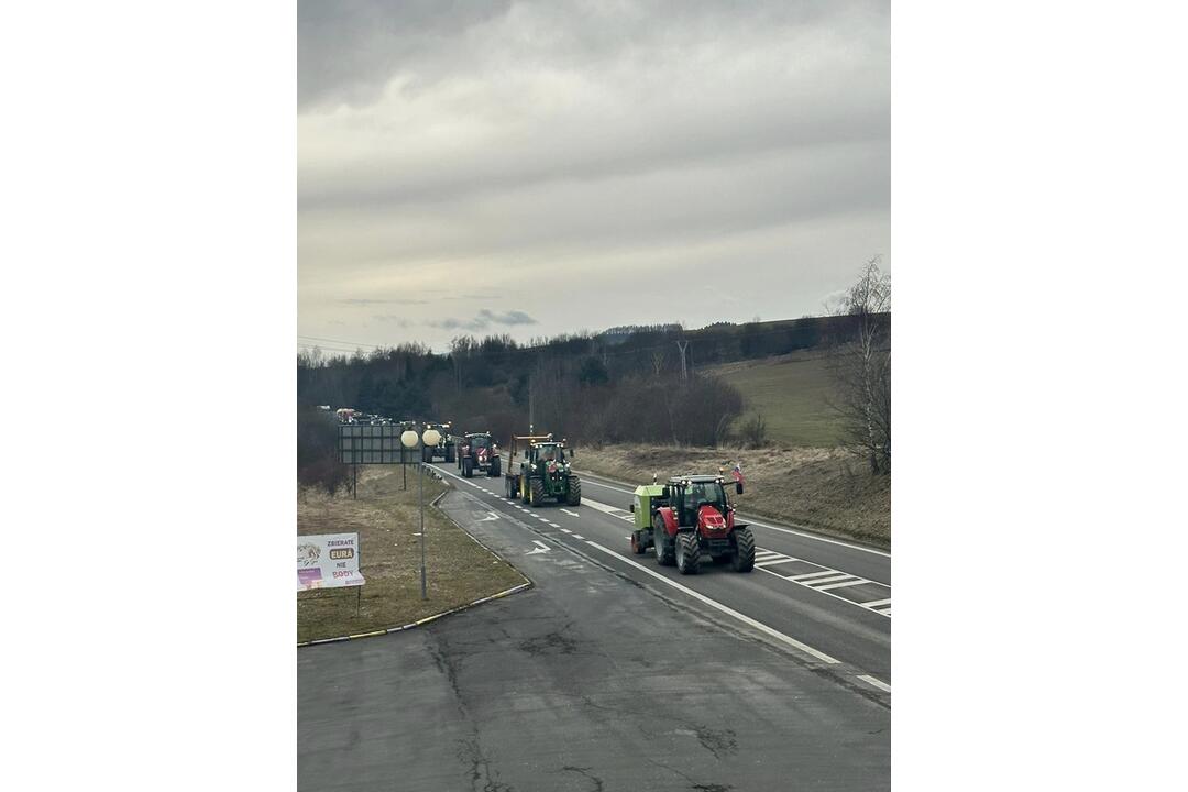 FOTO: Takto to v súvislosti s protestom farmárov aktuálne vyzerá na cestách Prešovského kraja, foto 19